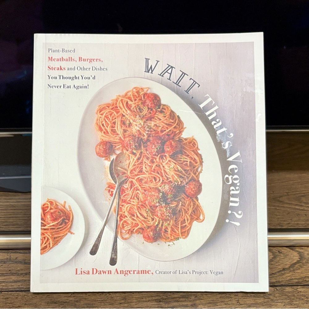 🎁GIFT IDEA🎁 - Wait That's Vegan?! Cookbook by Lisa Dawn Angerame